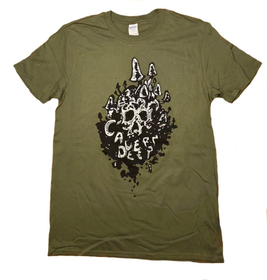 Cavern Deep Military Logo T-Shirt and Digipack CD Bundle