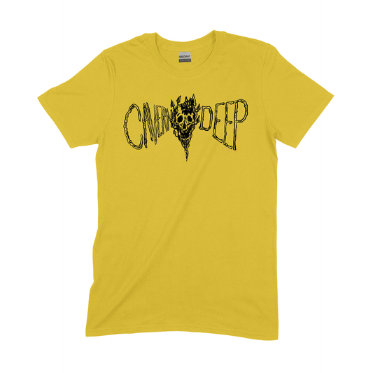 Yellow T-Shirt Cavern Deep Logo